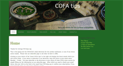 Desktop Screenshot of cofatips.org