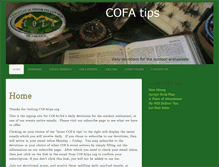 Tablet Screenshot of cofatips.org